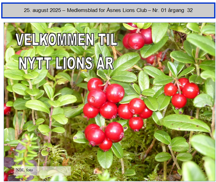 Klubbavis 2025-26 nr 01